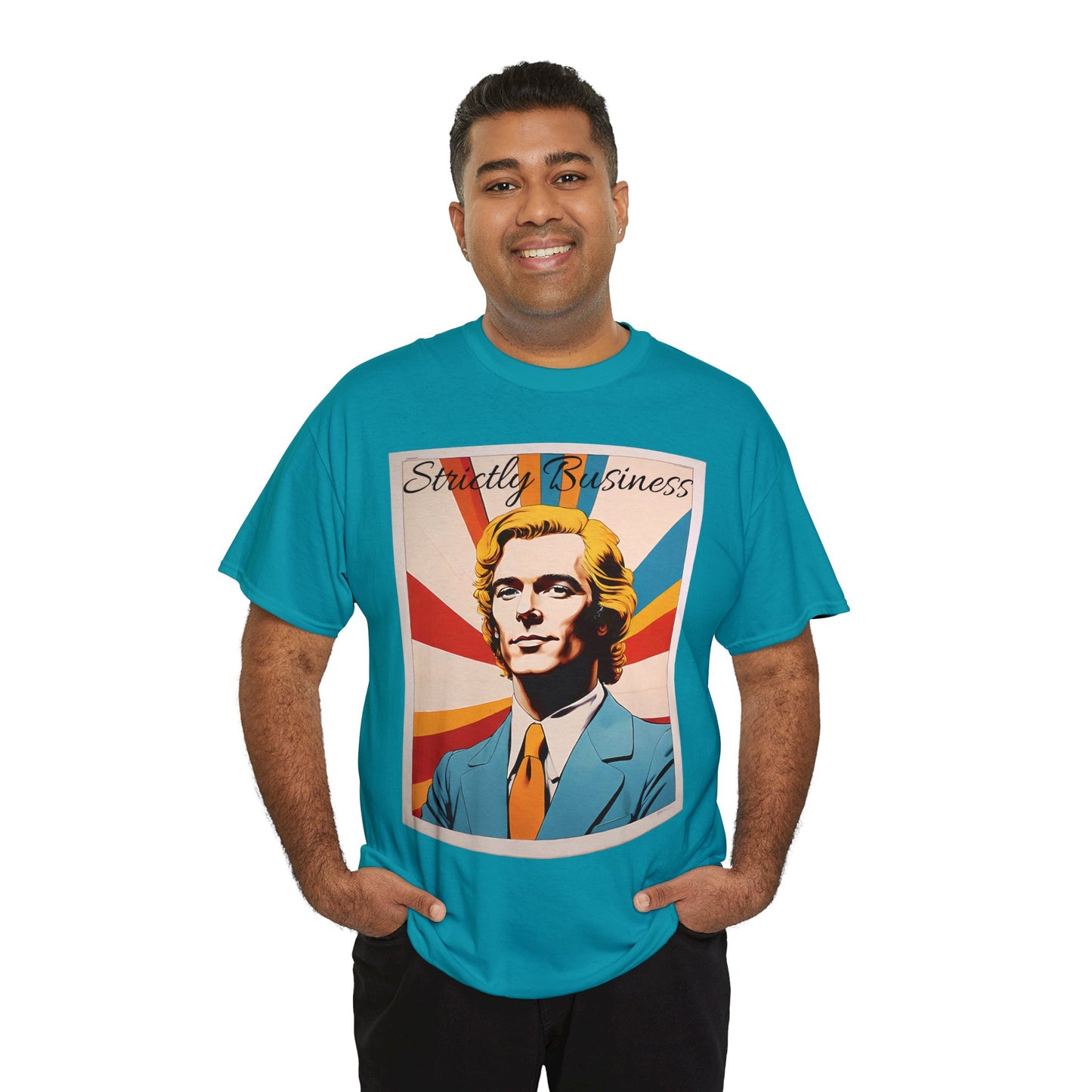 70's Style "Strictly Business" Cotton Tee