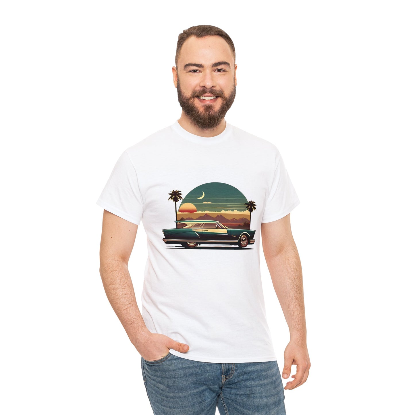 50's Style Desert Twilight Cotton Tee