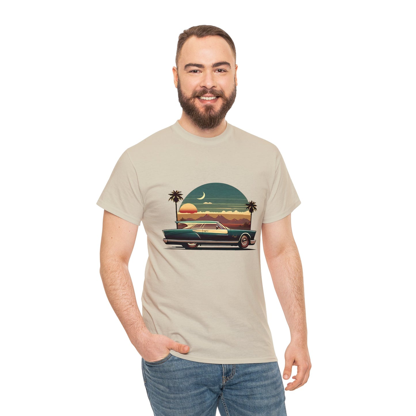 50's Style Desert Twilight Cotton Tee
