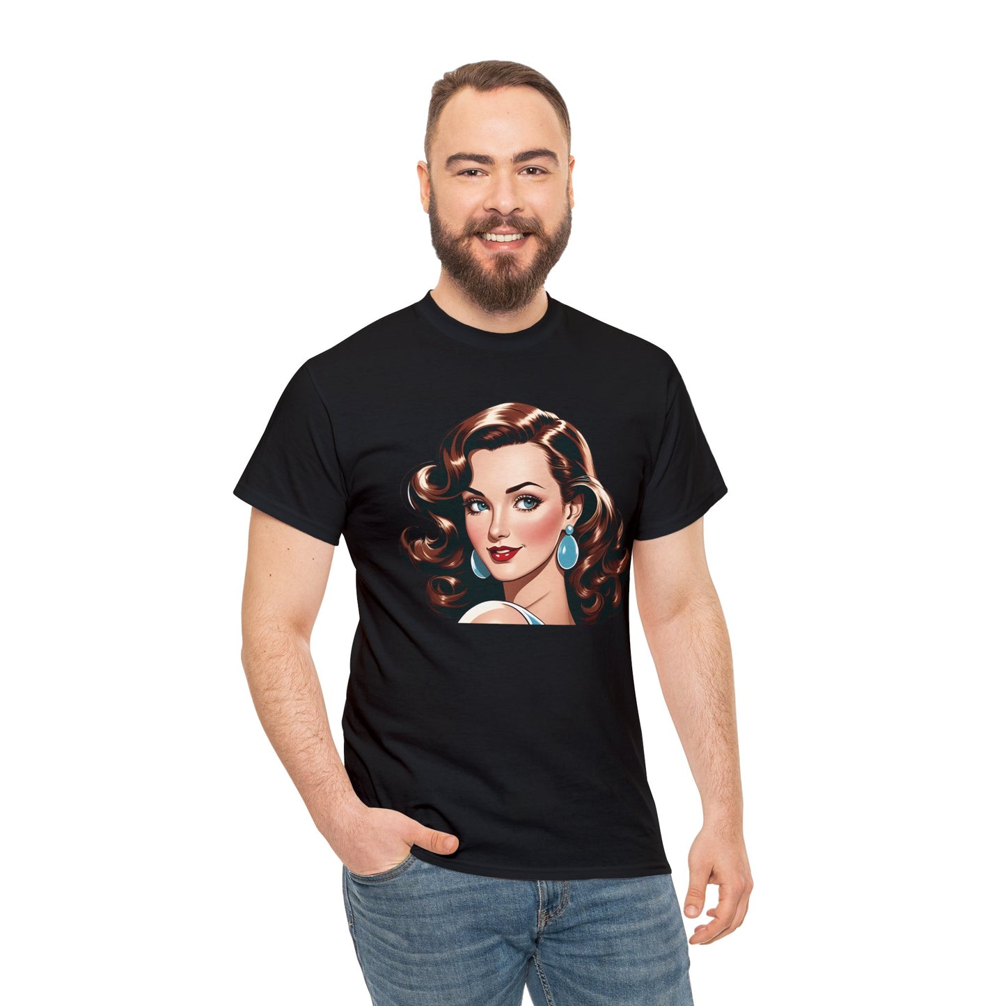 40's Style Movie Star Cotton Tee