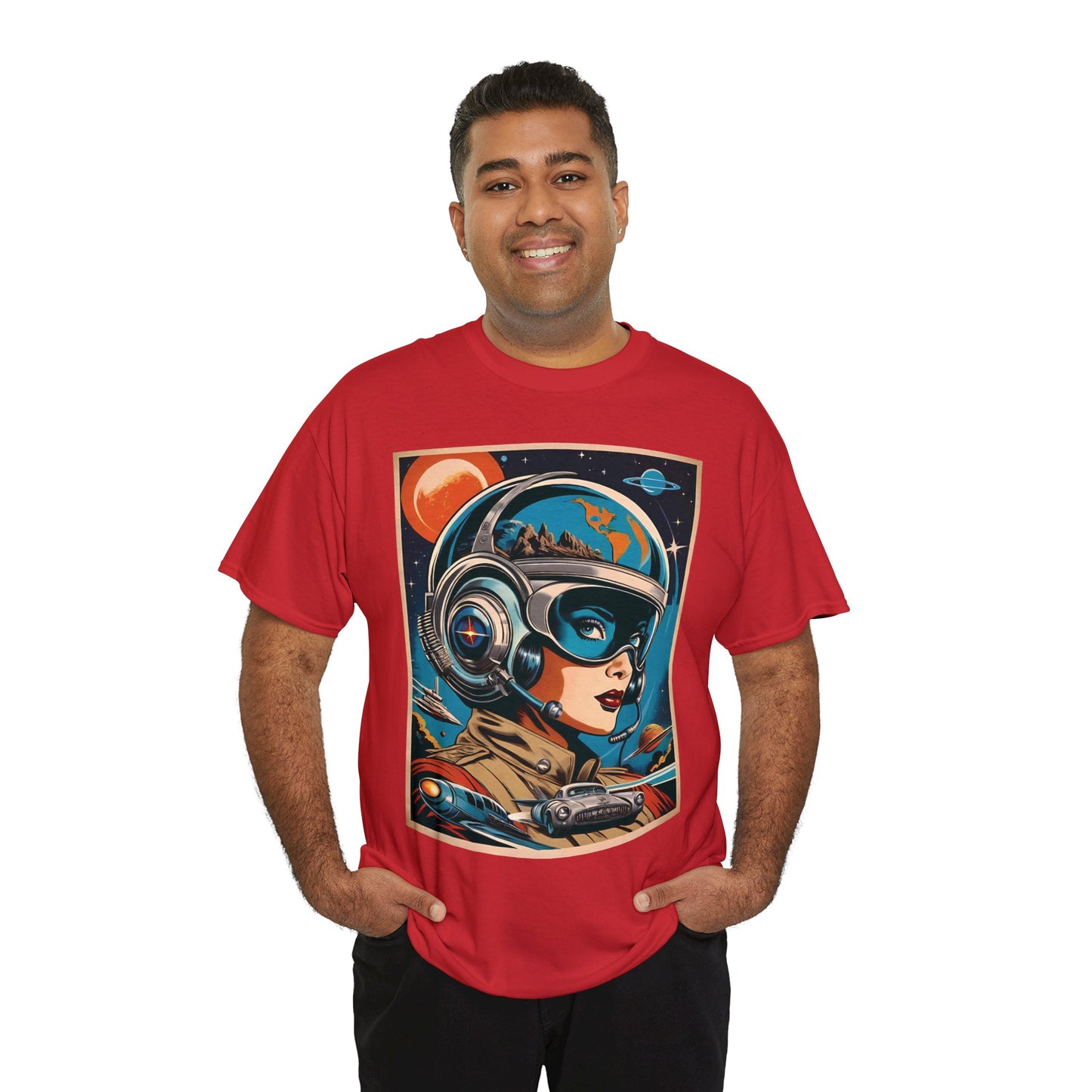 40's Style Space Cadet Cotton Tee