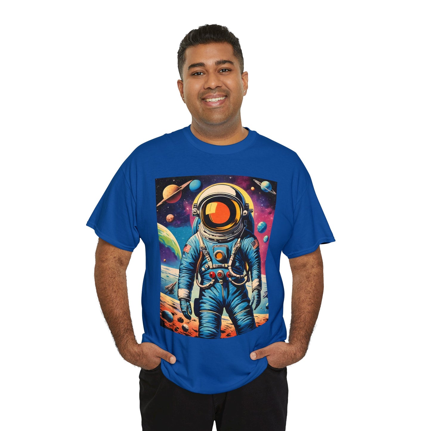 80's Style "Astronaut" Cotton Tee