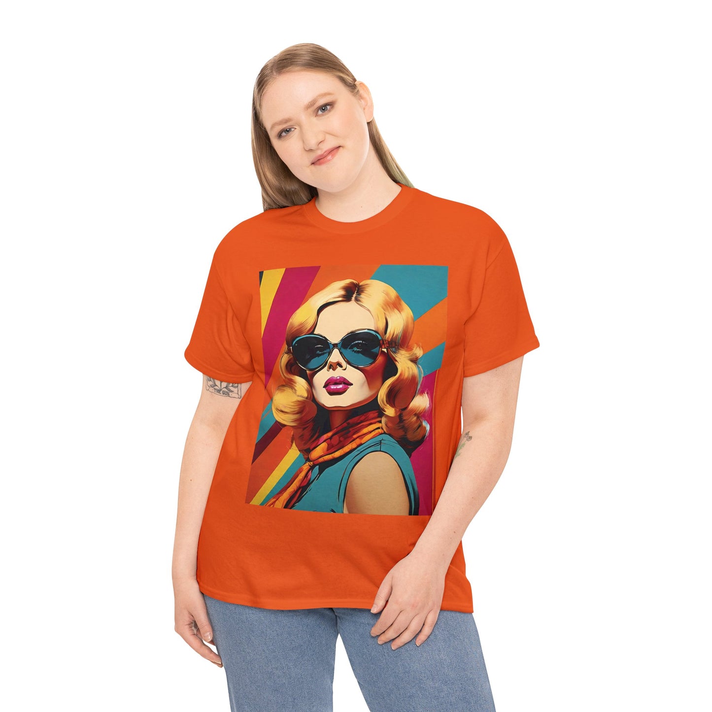 70's Style Super Model Cotton Tee