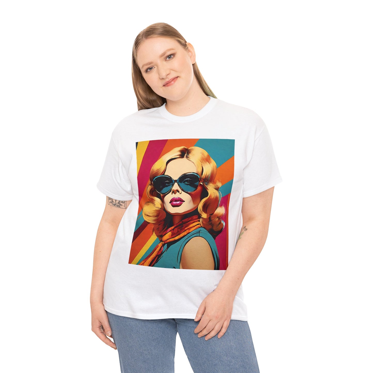 70's Style Super Model Cotton Tee