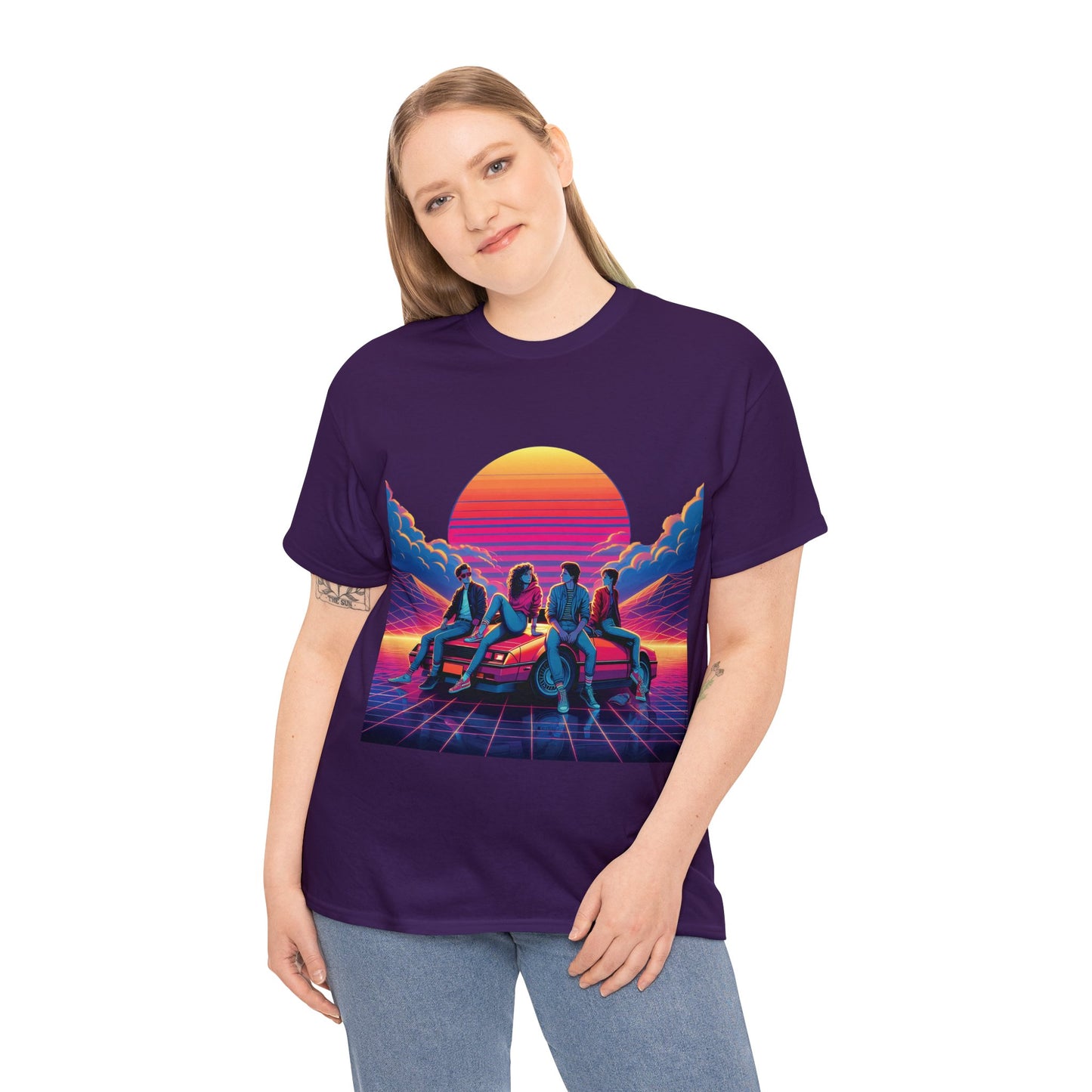 80's Style "Midnight Angels" Cotton Tee