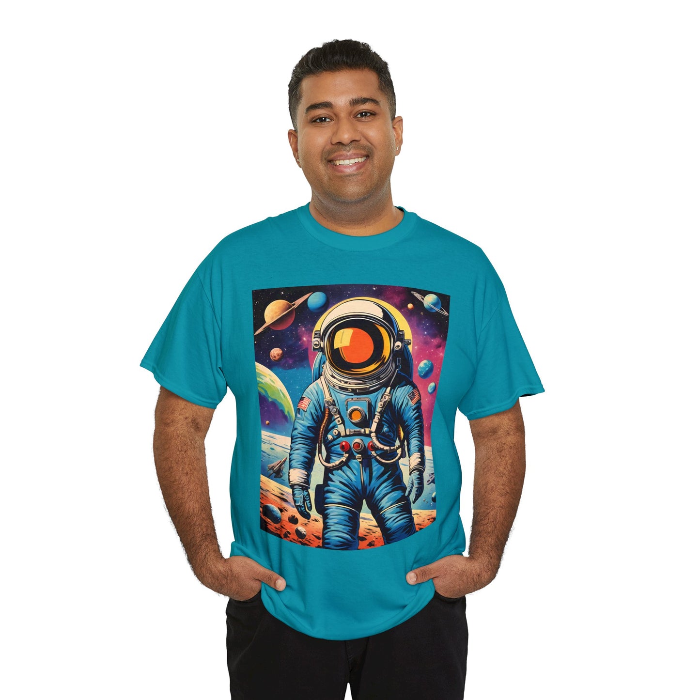 80's Style "Astronaut" Cotton Tee