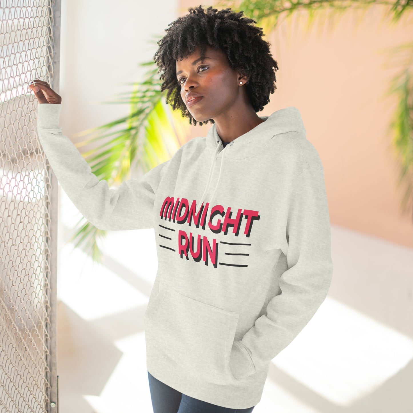 80's Style "Midnight Run" Fleece Hoodie