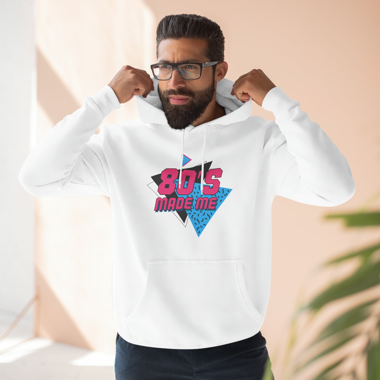 80's Style "80's Made Me" Fleece Hoodie