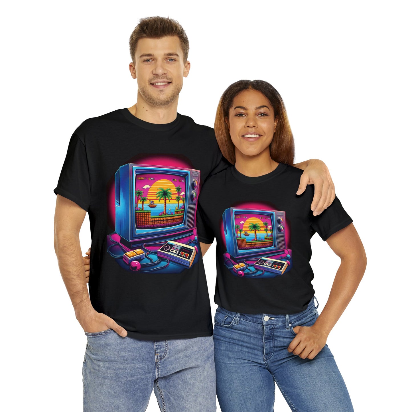 90's Style "Retro Gaming" Cotton Tee