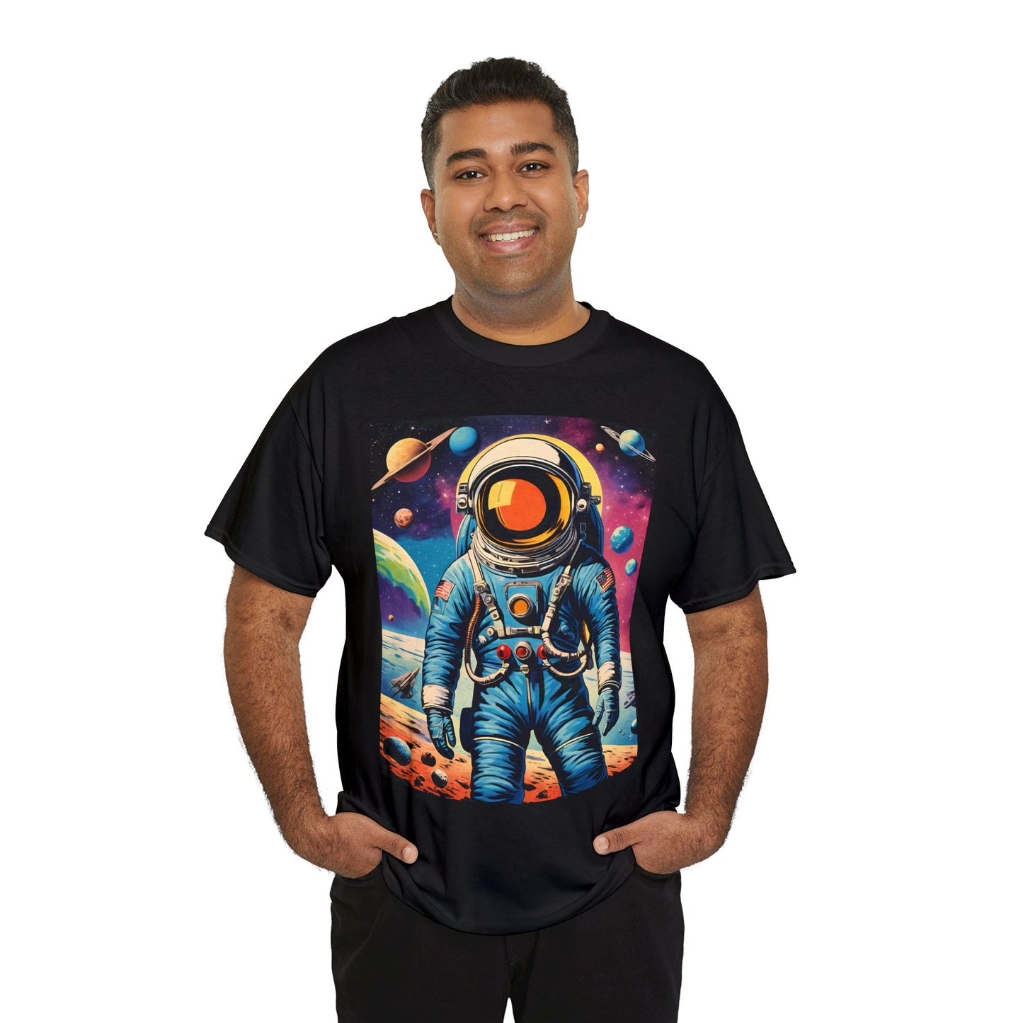 80's Style "Astronaut" Cotton Tee