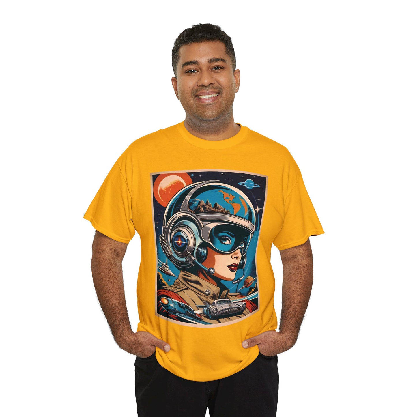 40's Style Space Cadet Cotton Tee