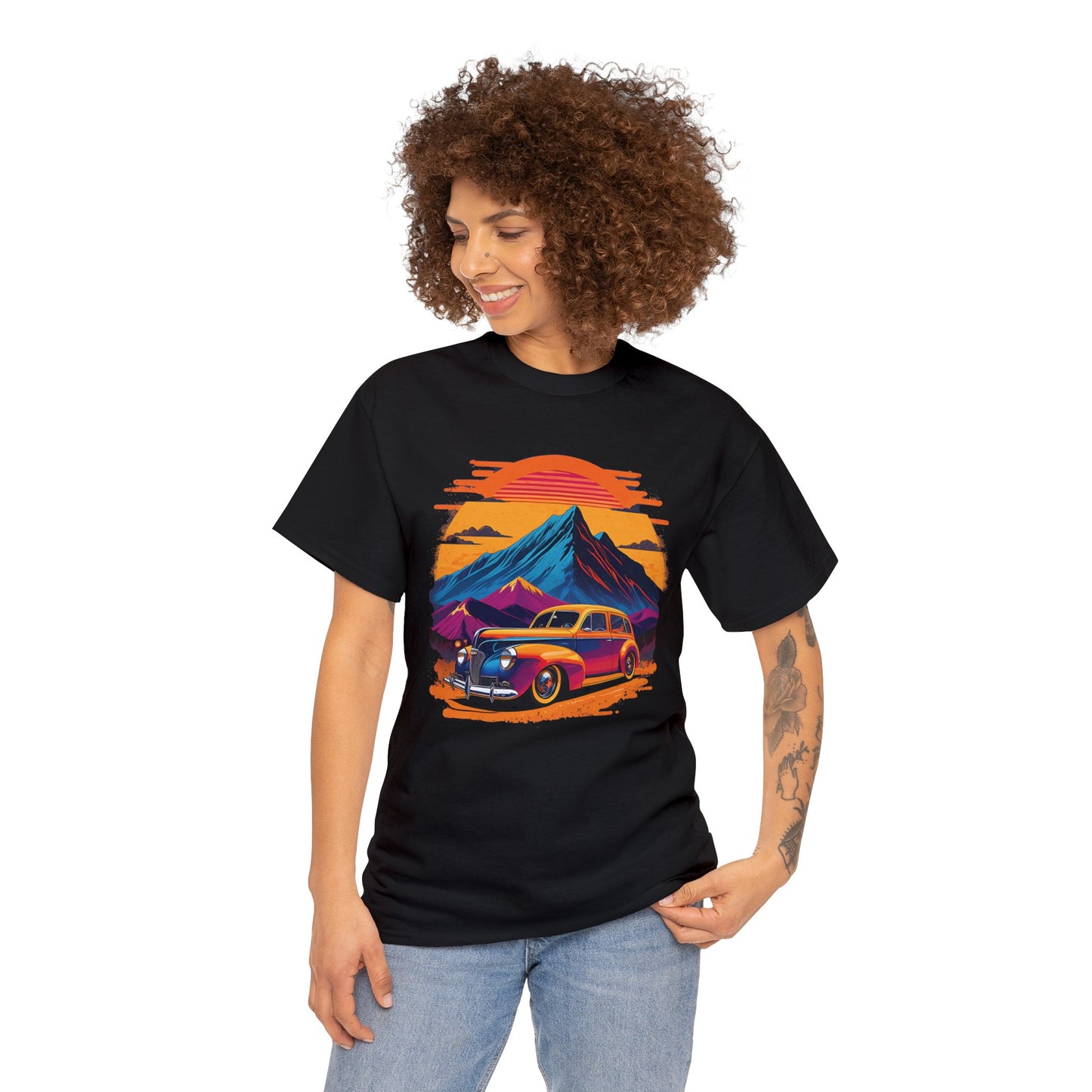 40's Style Arizona Sunset Cotton Tee