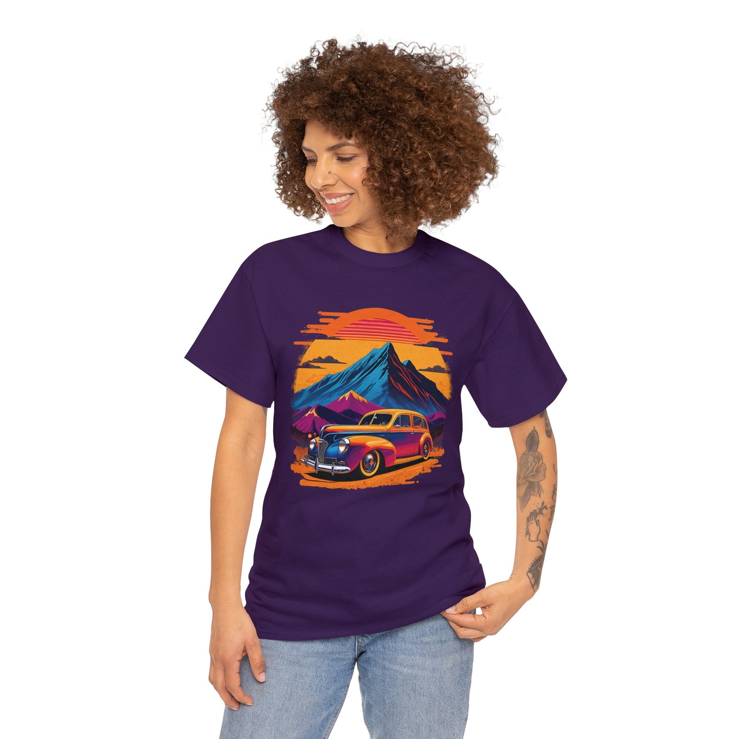 40's Style Arizona Sunset Cotton Tee