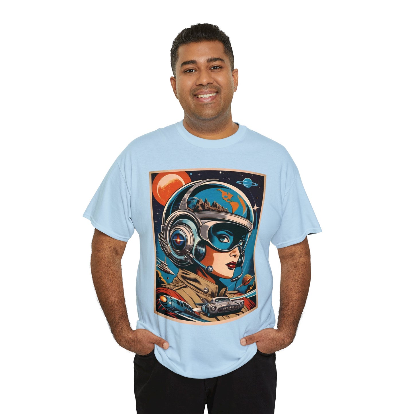 40's Style Space Cadet Cotton Tee