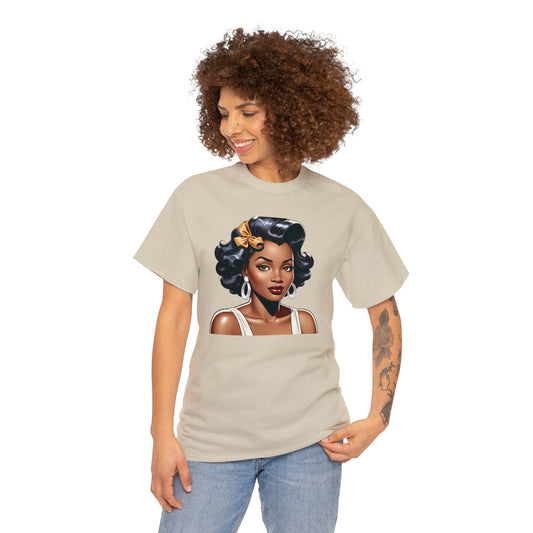 40's Style "Ebony Beauty" Cotton Tee