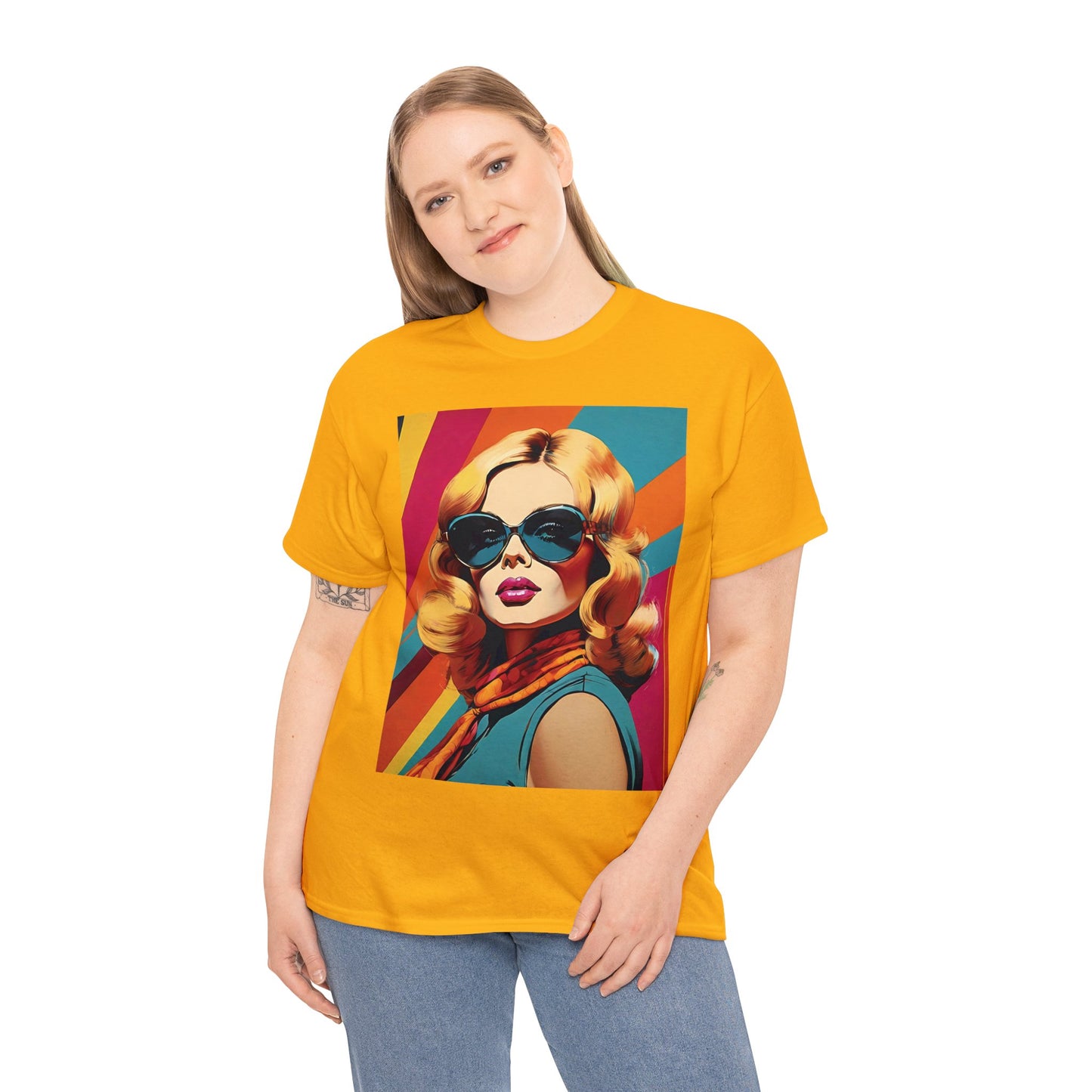 70's Style Super Model Cotton Tee