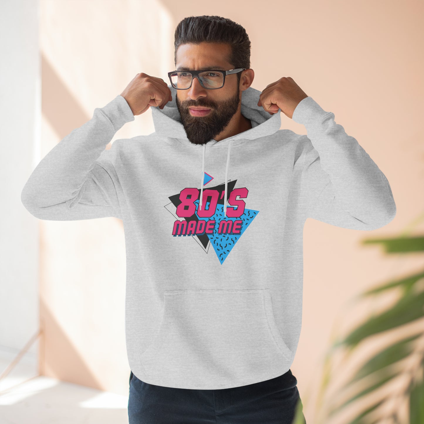 80's Style "80's Made Me" Fleece Hoodie