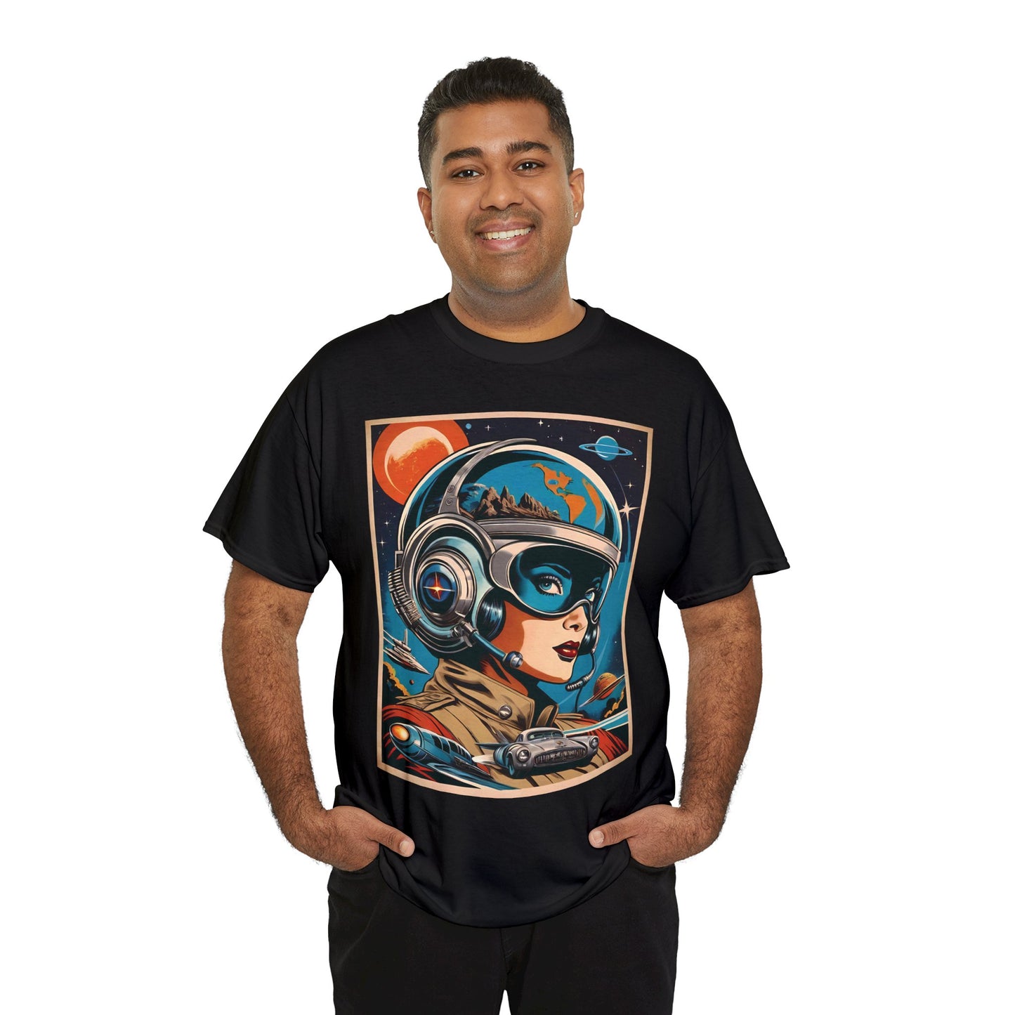 40's Style Space Cadet Cotton Tee