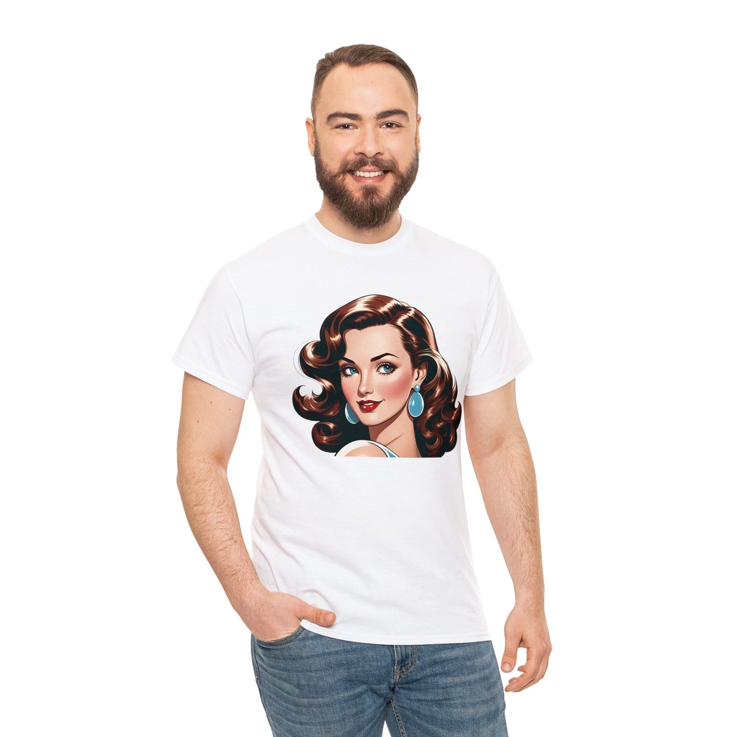 40's Style Movie Star Cotton Tee