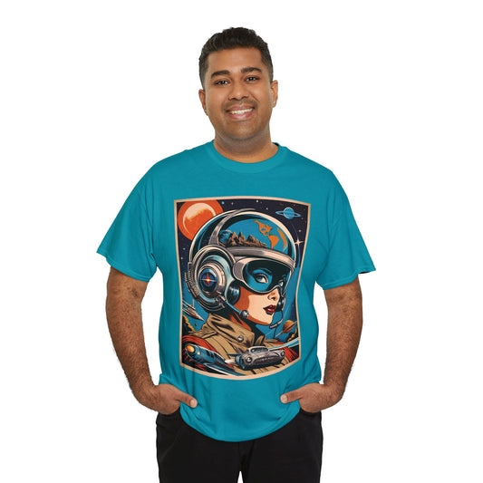 40's Style Space Cadet Cotton Tee