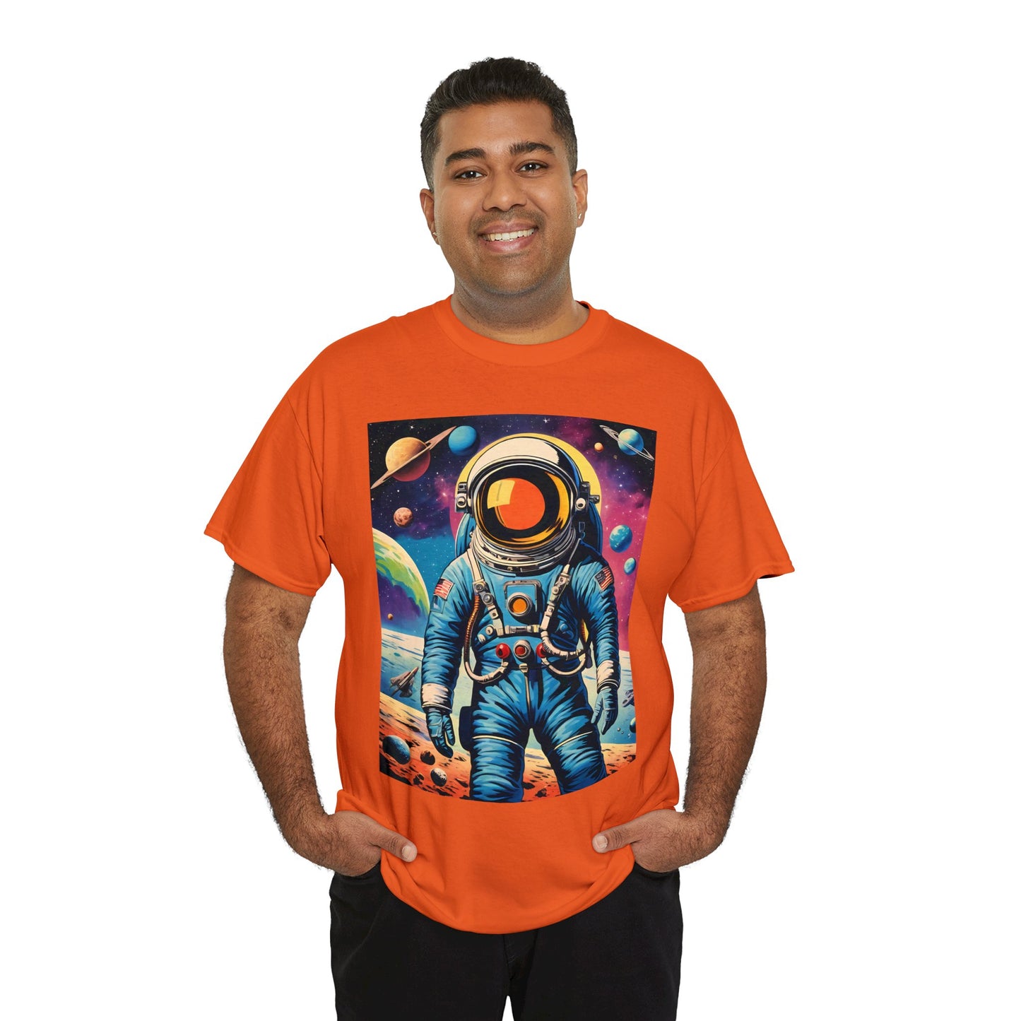 80's Style "Astronaut" Cotton Tee