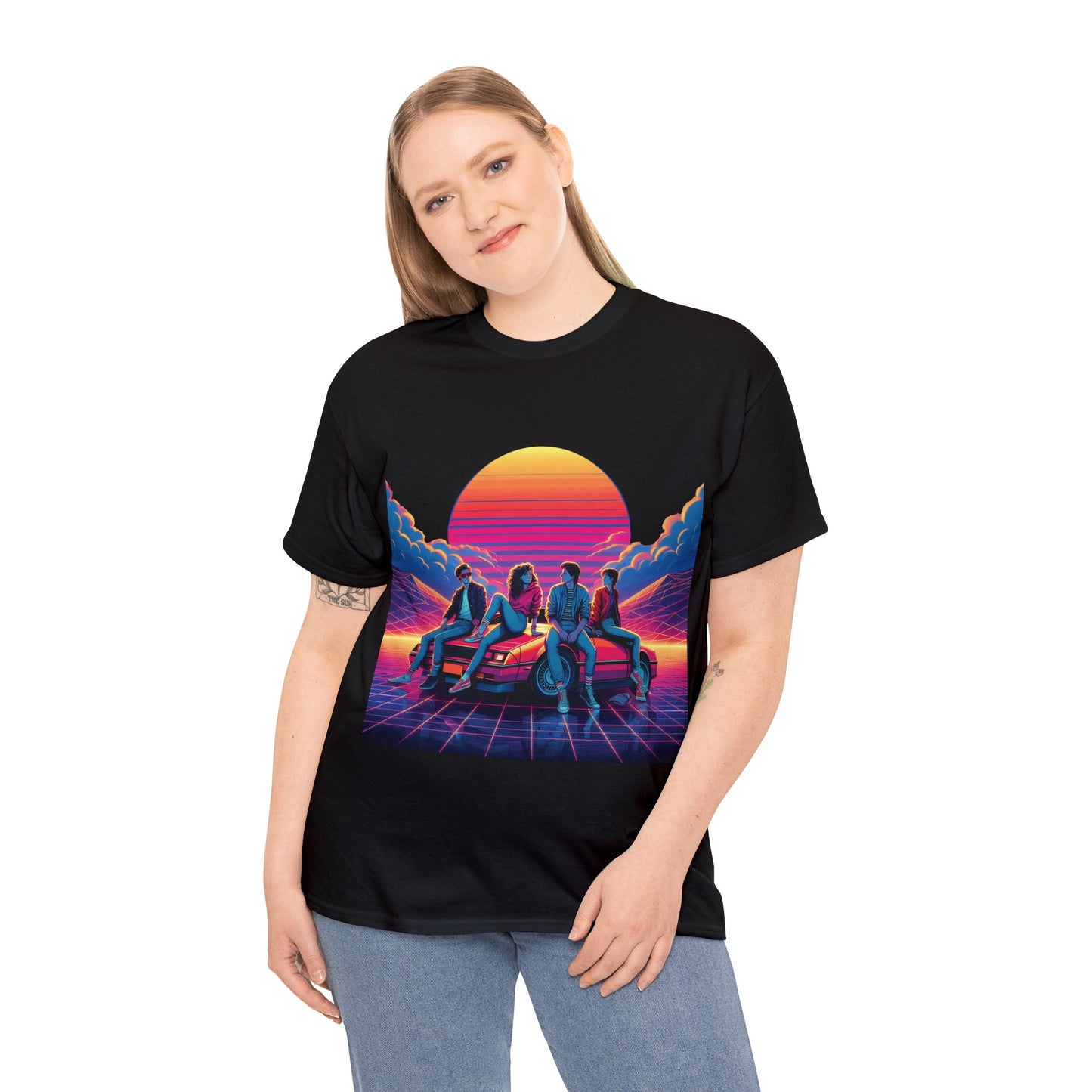 80's Style "Midnight Angels" Cotton Tee